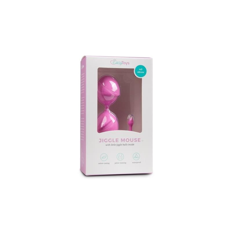 Boules de Kegel silicone rose