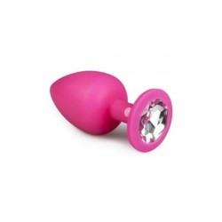 Plug avec diamant Grande - Rose