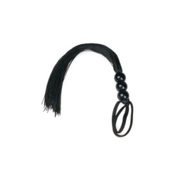 fouet en silicone - Noir