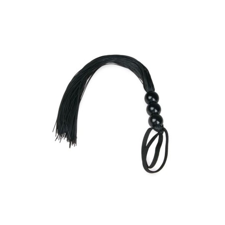 fouet en silicone - Noir