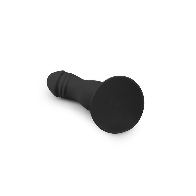 Gode en silicone avec ventouse noir