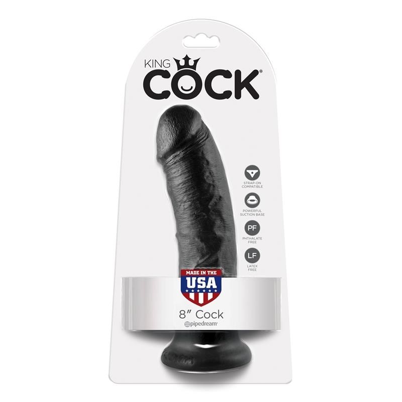 King Cock pénis de 8 - Couleur Noir
