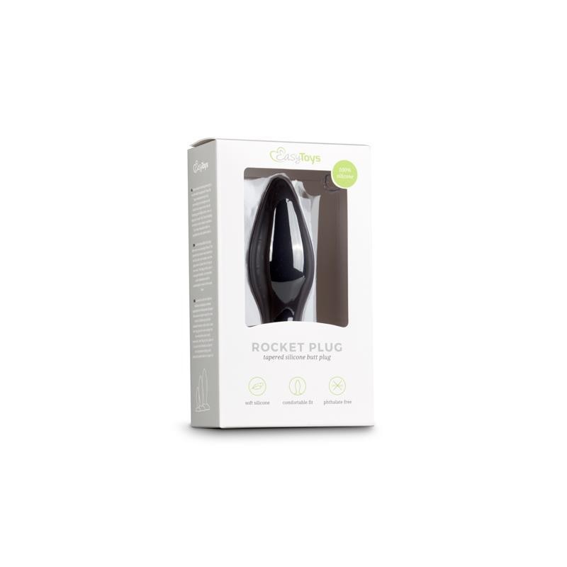 Plug en silicone basnus - Noir