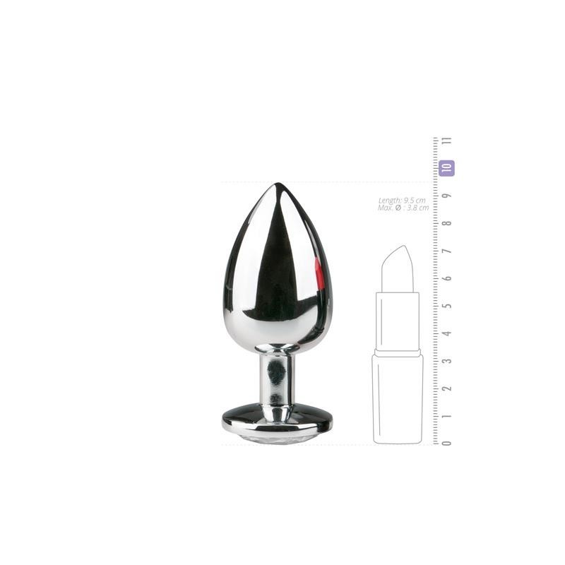 Plug de Aluminio No. 6 - argent/ transparent