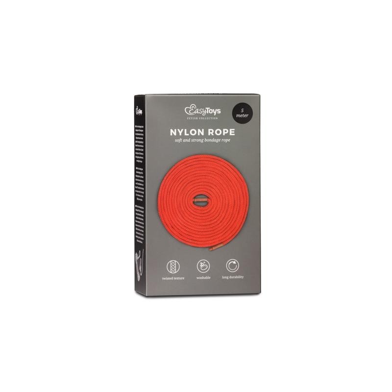 Corde de bondage rouge - 5 m