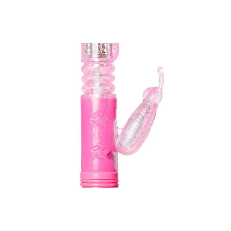 vibromasseur de lapin - papillon rose