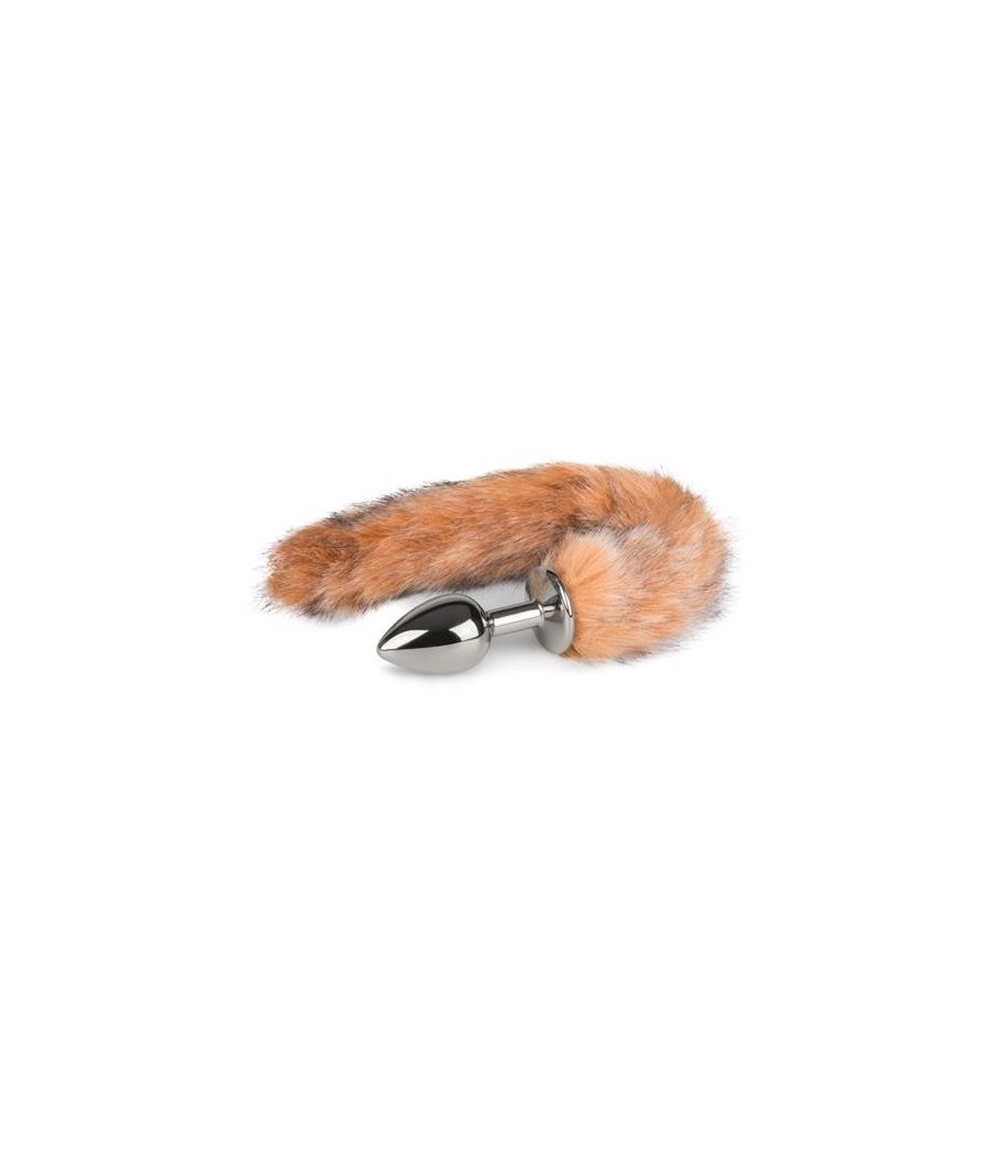 Plug Anal avec queue de renard No. 7 argent