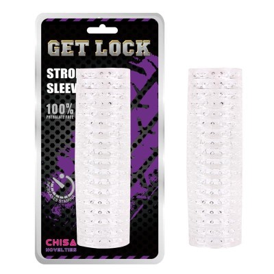 Masturbateur Get Lock 13,6 cm Transparent