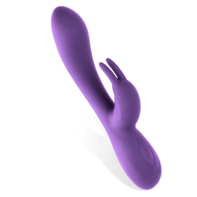 Mauve Vibromasseur Unibody silicone liquide USB mauve