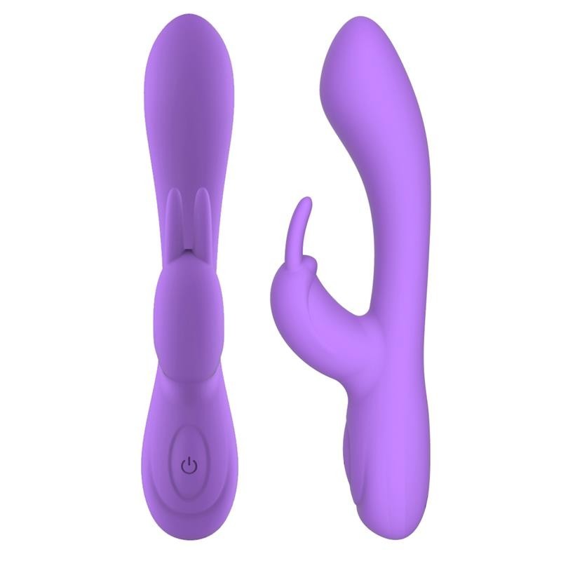 Mauve Vibromasseur Unibody silicone liquide USB mauve