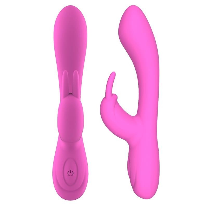 Mauve Vibromasseur Unibody silicone liquide USB Rose