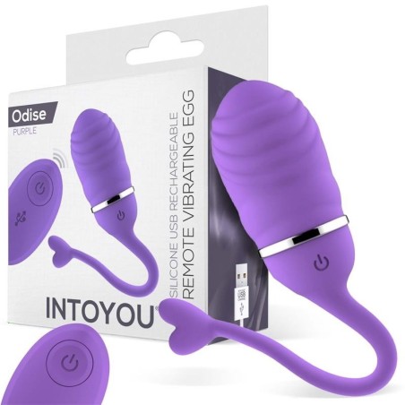 oeuf vibrant télécommande Odise USB silicone mauve