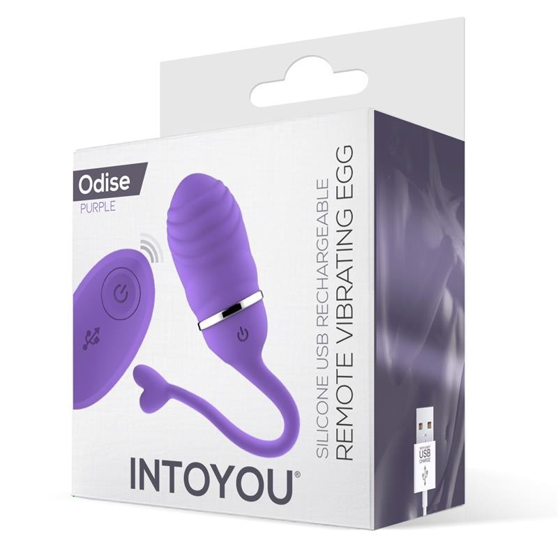 oeuf vibrant télécommande Odise USB silicone mauve