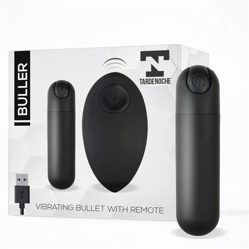 Buller balle vibrante télécommande USB Noir