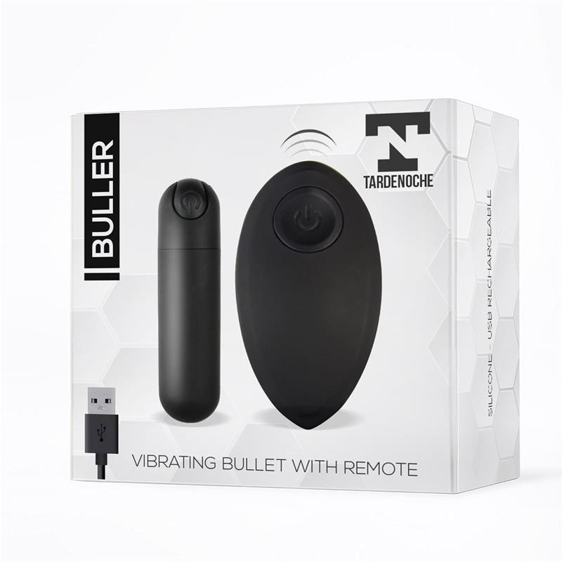 Buller balle vibrante télécommande USB Noir