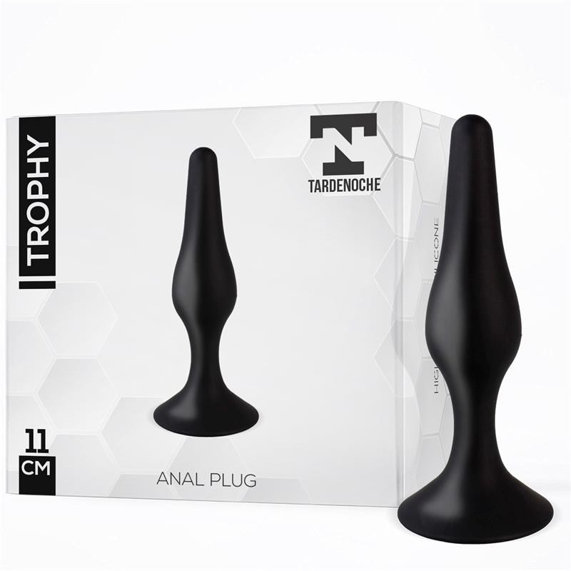 Trophet Plug Anal 11 cm Silicone Noir