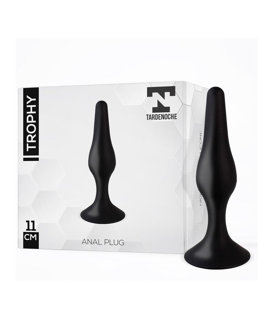 Trophet Plug Anal 11 cm Silicone Noir