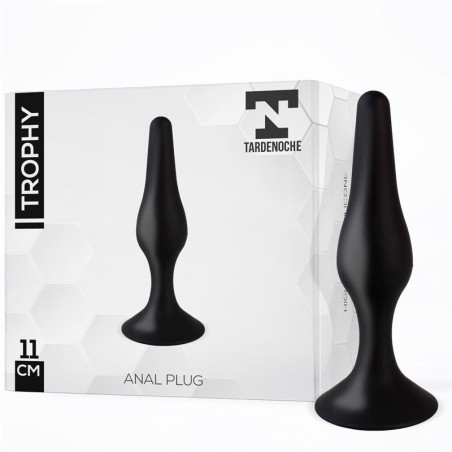 Trophet Plug Anal 11 cm Silicone Noir