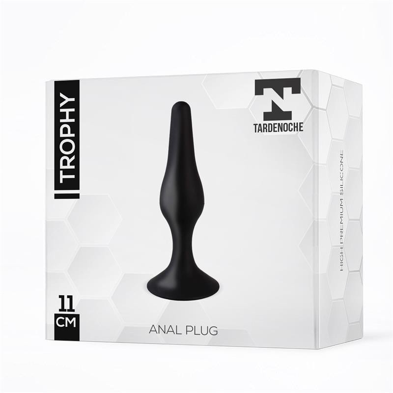 Trophet Plug Anal 11 cm Silicone Noir