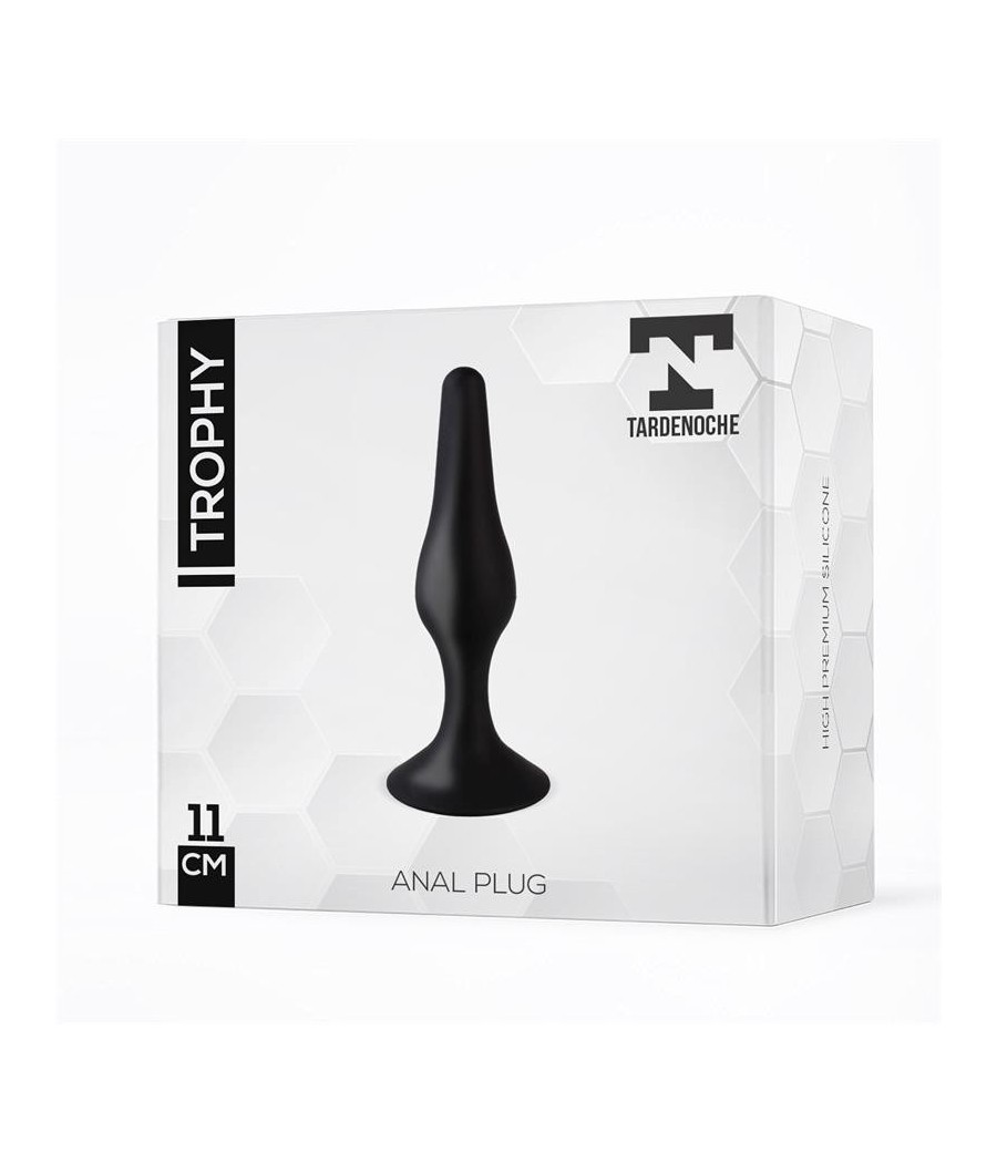 Trophet Plug Anal 11 cm Silicone Noir