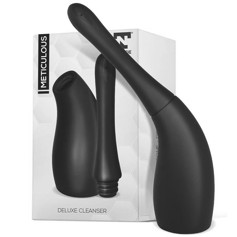 douche méticuleuse Anal Deluxe silicone noir