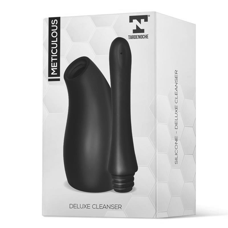 douche méticuleuse Anal Deluxe silicone noir