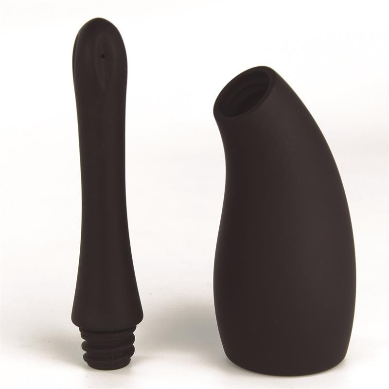 douche méticuleuse Anal Deluxe silicone noir