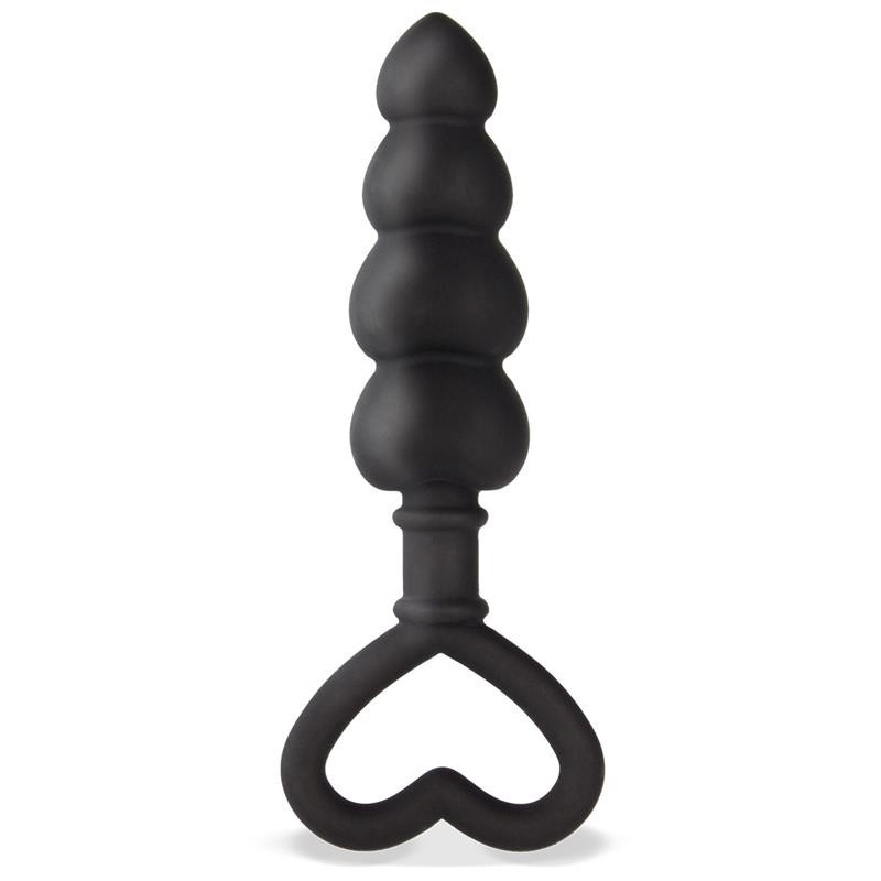 Cuore Plug Anal silicone Noir