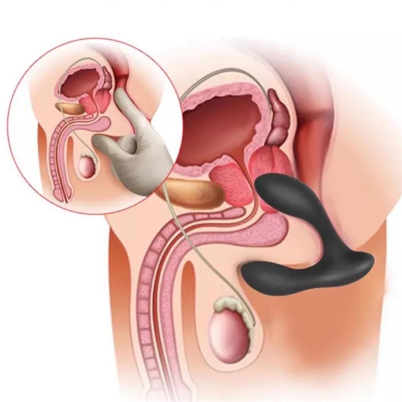 Brett Vibromasseur prostatique télécommande USB Silicone Liquide