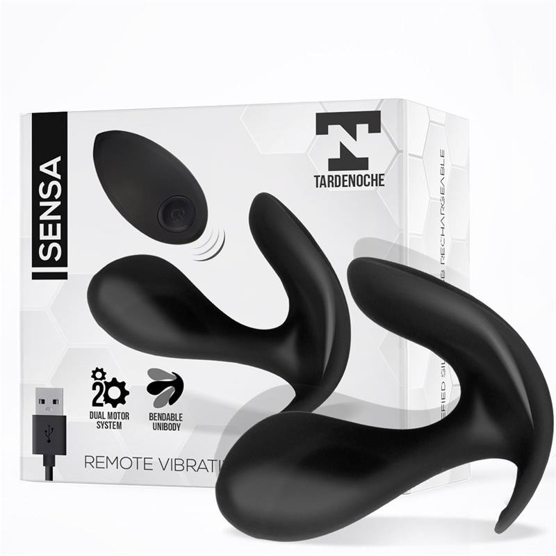 Sensa stimulateur télécommande USB silicone liquide Noir
