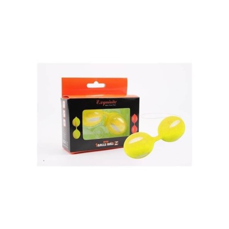 Boules Ben Wa 10,3 cm Jaune