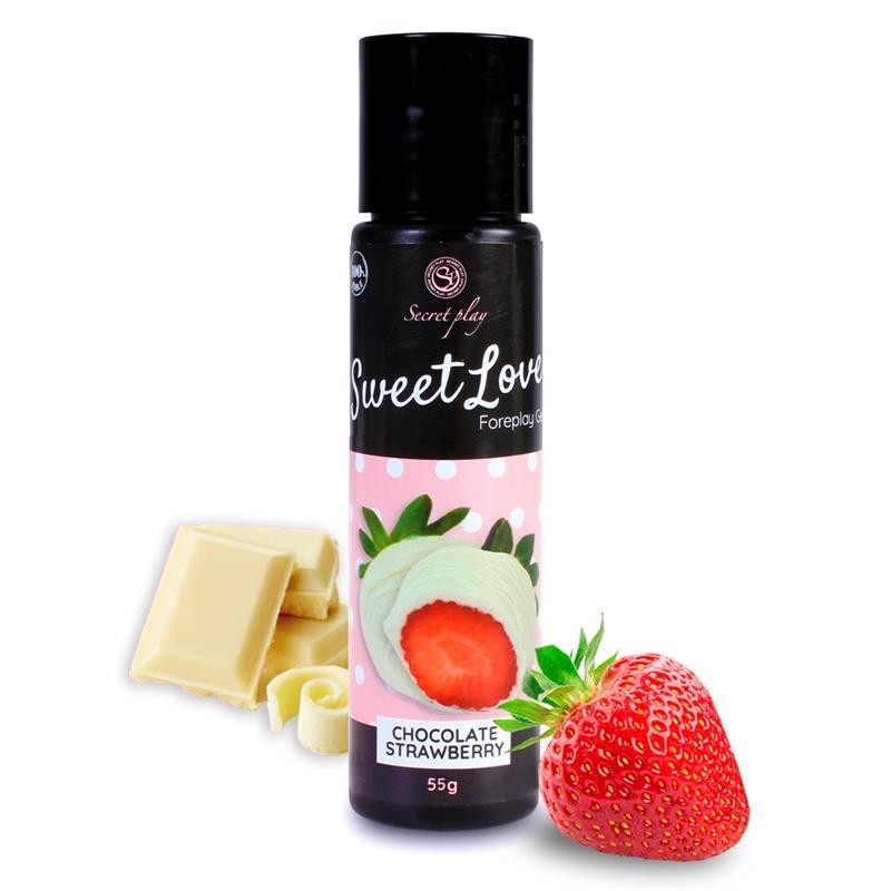 Sweet Love Lubrifiant fraise & Chocolat blanc 60 ml