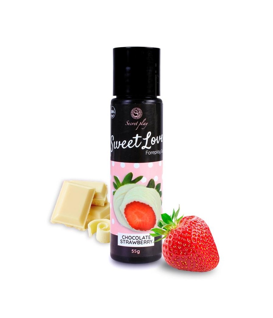 Sweet Love Lubrifiant fraise & Chocolat blanc 60 ml