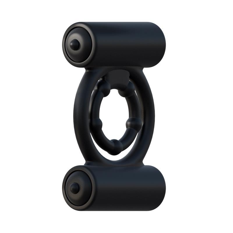 Bague Fantaset C-Ringz Extem Double Trouble Couleur Noir