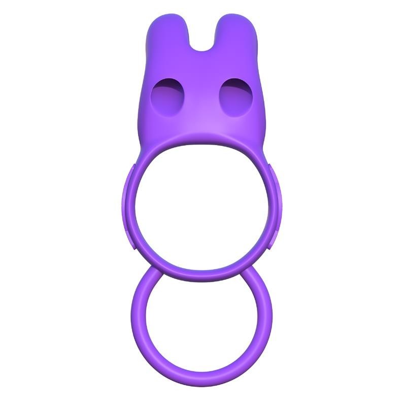 Fantaset C-Ringz Anneau Vibromasseur Rabbit Double mauve