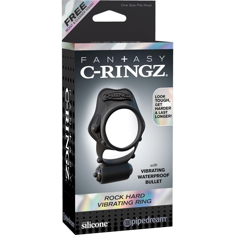 Fantaset C-Ringz Anneau Vibromasseur Pesado Noir