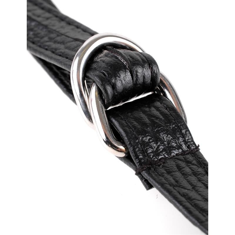 Harnais fantaisie en cuir noir de la série Fetish Fantasy