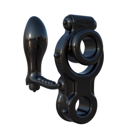 Fantaset C-Ringz Anneau avec Plug Anal Ironman noir