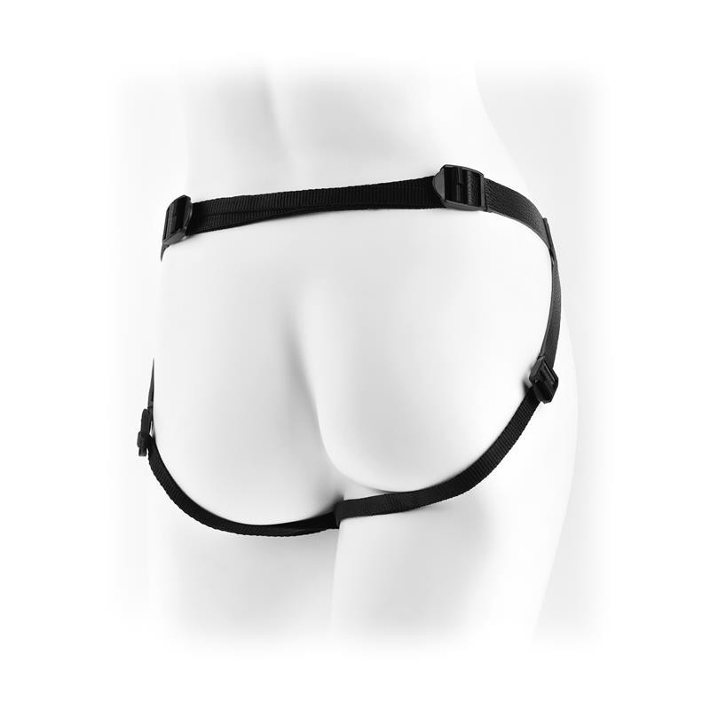 Harnais Low-Rider en cuir Fetish Fantaset Series - Noir