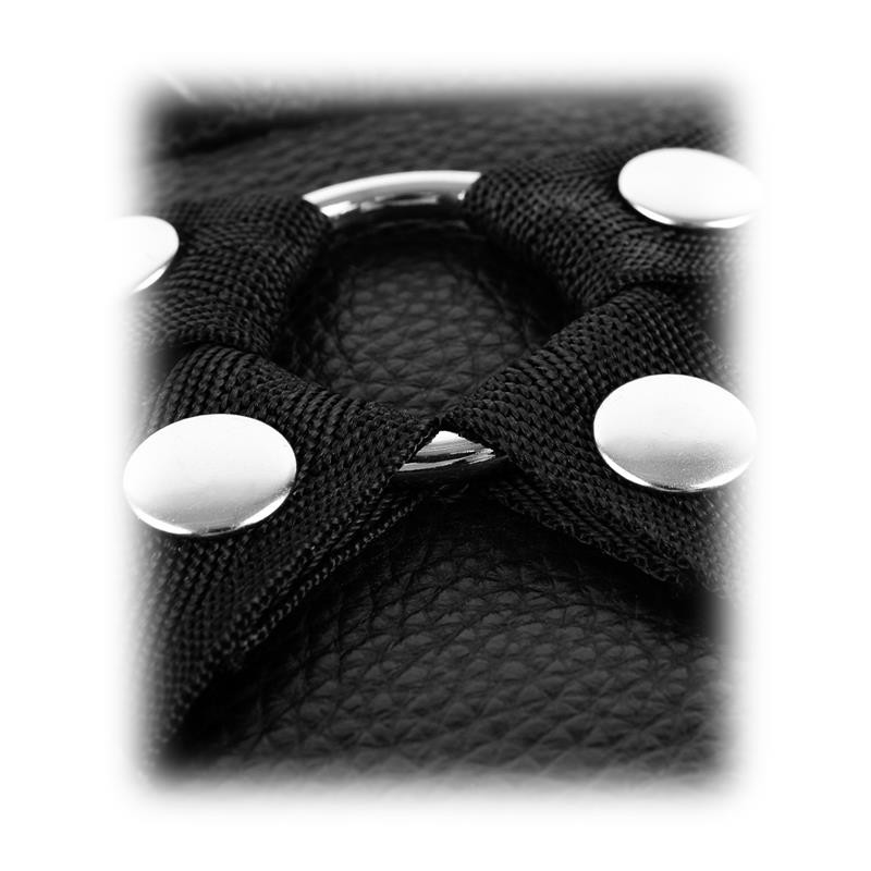 Harnais en cuir noir pour amoureux de la série Fetish Fantasy