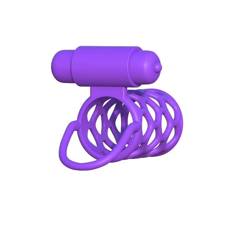 Fantaset C-Ringz Anneau Vibromasseur Cage pour couples mauve