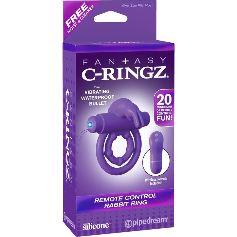 Fantaset C-Ringz anneau telecommande Rabbit mauve