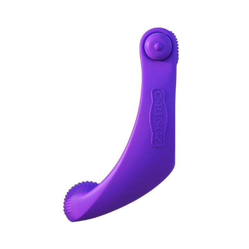 Fantaset C-Ringz Anneau Vibromasseur en silicone Taint-Alizer mauve