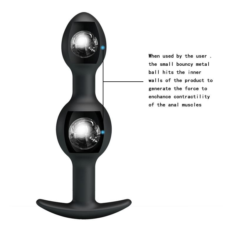 Pretty Love Plug Anal Pesado Couleur Noir