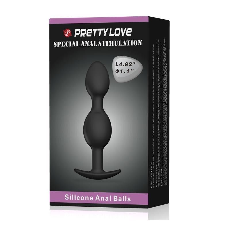 Pretty Love Plug Anal Pesado Couleur Noir