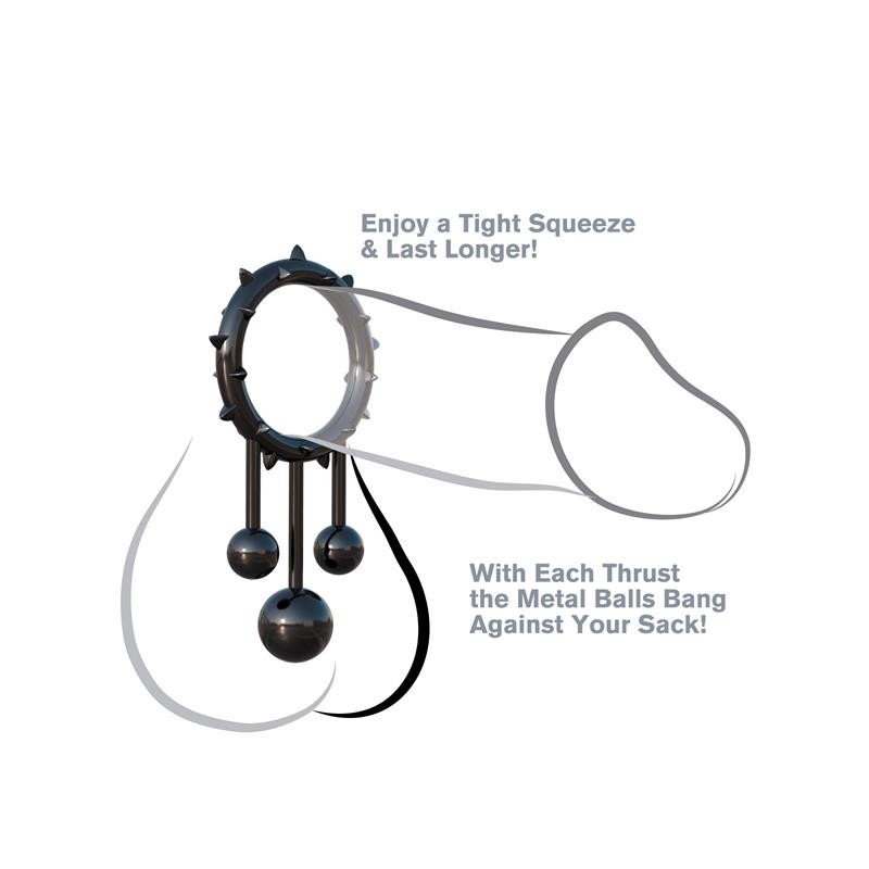 Fantaset C-Ringz Anneau Ball Banger Original Couleur Noir