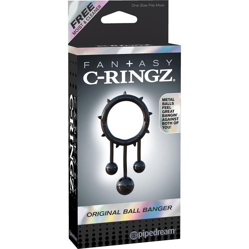 Fantaset C-Ringz Anneau Ball Banger Original Couleur Noir