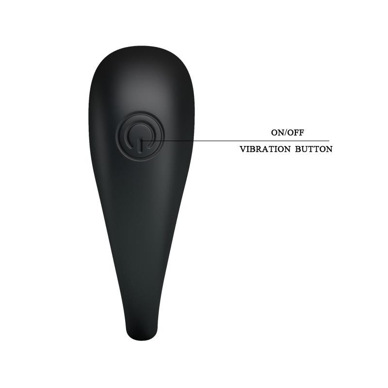 Pretty Love Anneau Vibromasseur Trap Couleur Noir