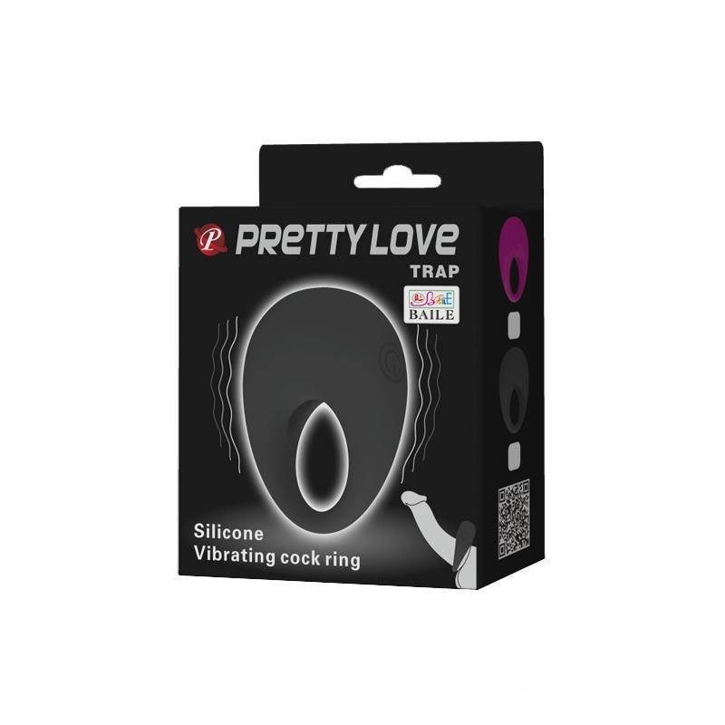 Pretty Love Anneau Vibromasseur Trap Couleur Noir