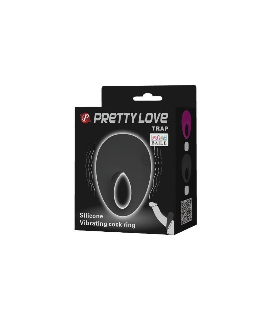 Pretty Love Anneau Vibromasseur Trap Couleur Noir